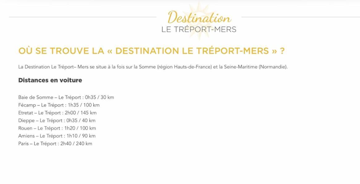 A Nous Quatre Villa Le Tréport Екстериор снимка